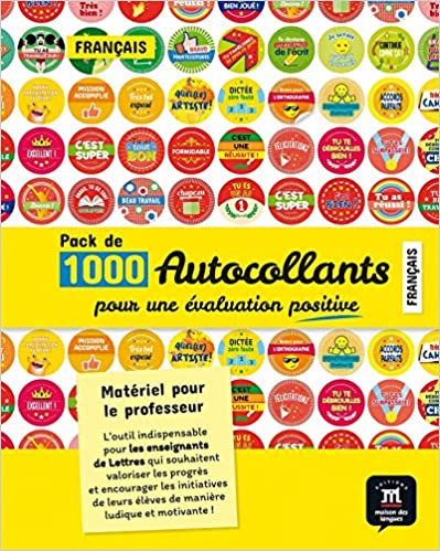 Pack d'autocollants pour l'évaluation en français